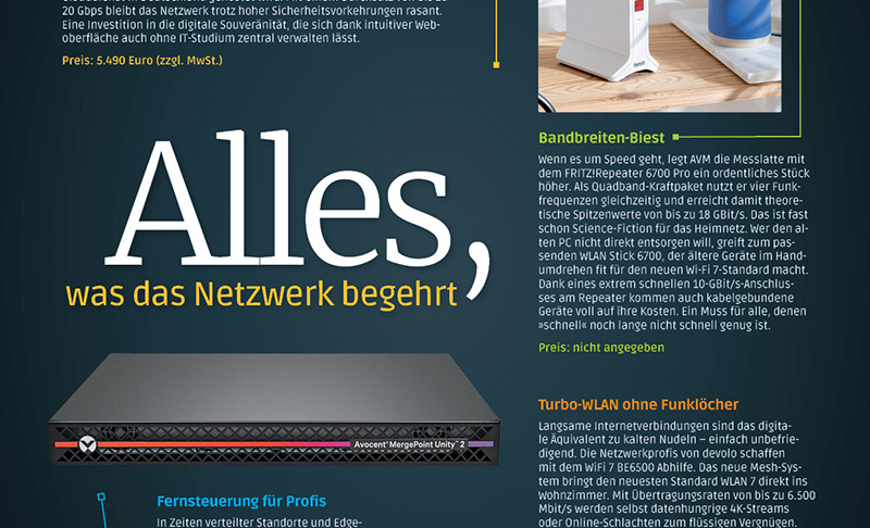 Alles, was das Netzwerk begehrt