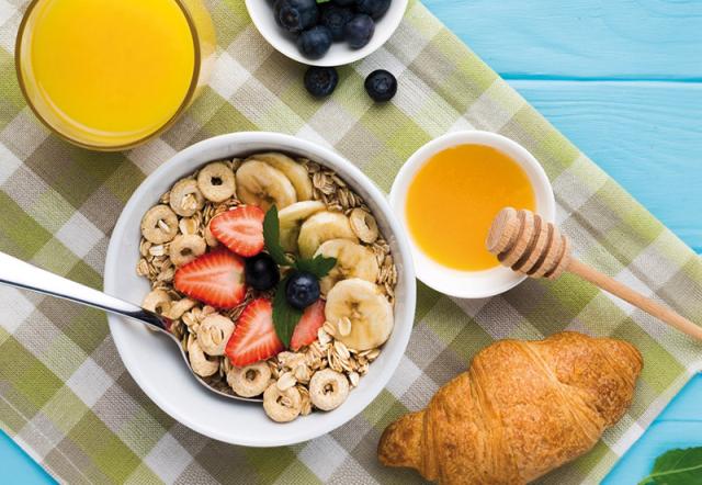 Mahlzeit am Morgen ohne Kummer und Sorgen