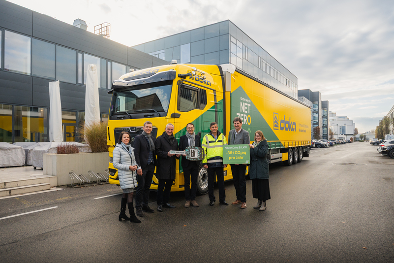 Doka fährt elektrisch