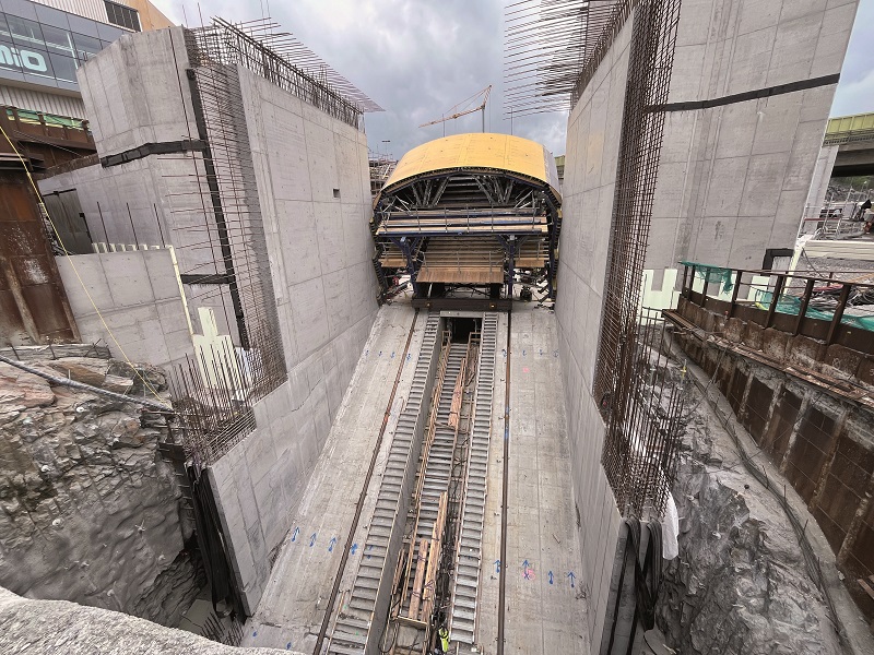 Die längste Rolltreppe Schwedens