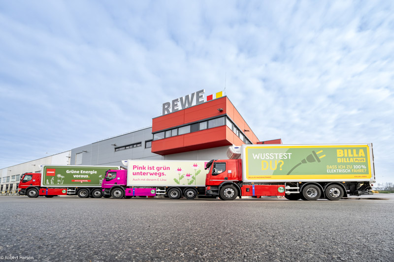 REWE schafft drei E-LKWs an