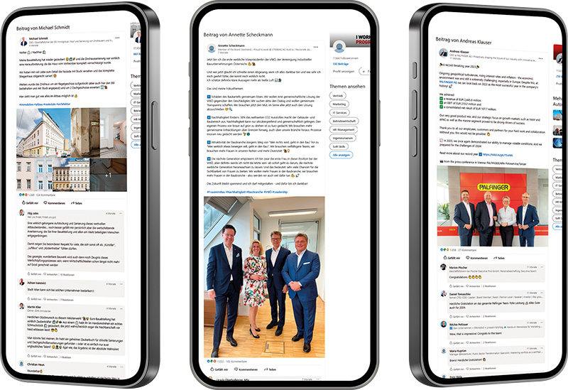 Meiste Interaktionen und erfolgreichste Postings auf LinkedIn