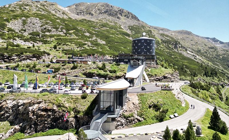 Blick auf Österreichs höchste Staumauer