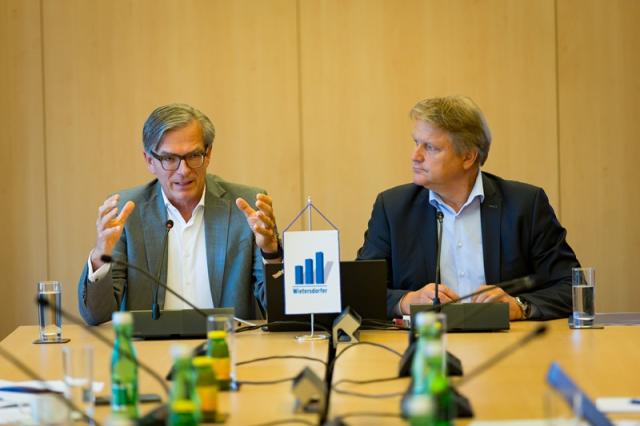 Wietersdorfer CEO Michael Junghans und CFO Hannes Gailer