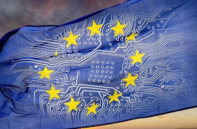 Flagge Europa, Chip