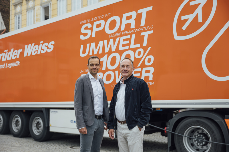 E-Lkw auf Tour feiert Premiere mit Gebrüder Weiss